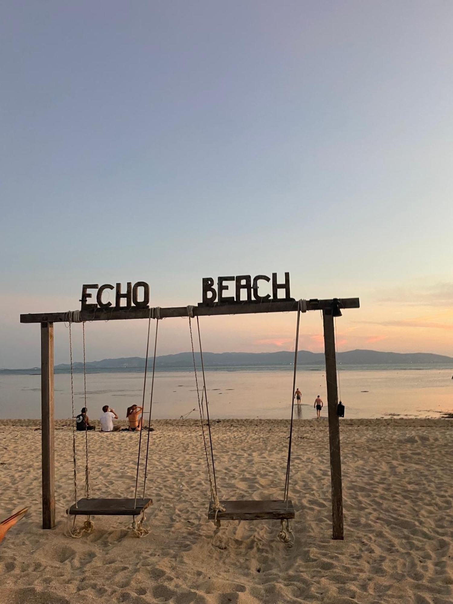 Echo Beach Hostel Baan Tai Exterior foto
