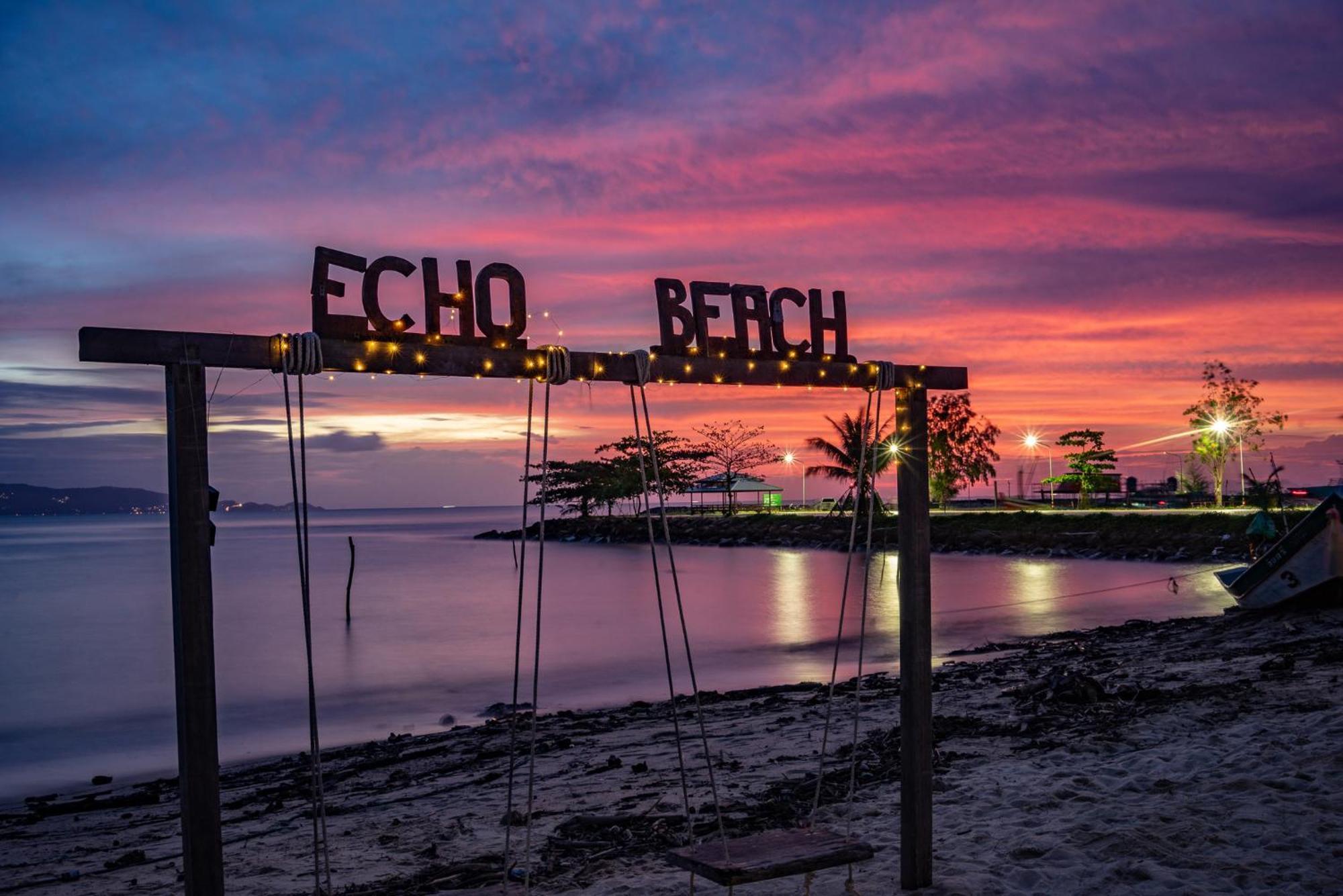 Echo Beach Hostel Baan Tai Exterior foto